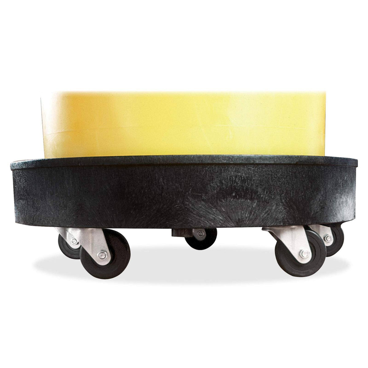 Round Plastic Trash Can Dolly with 500 lb Capacity J84697