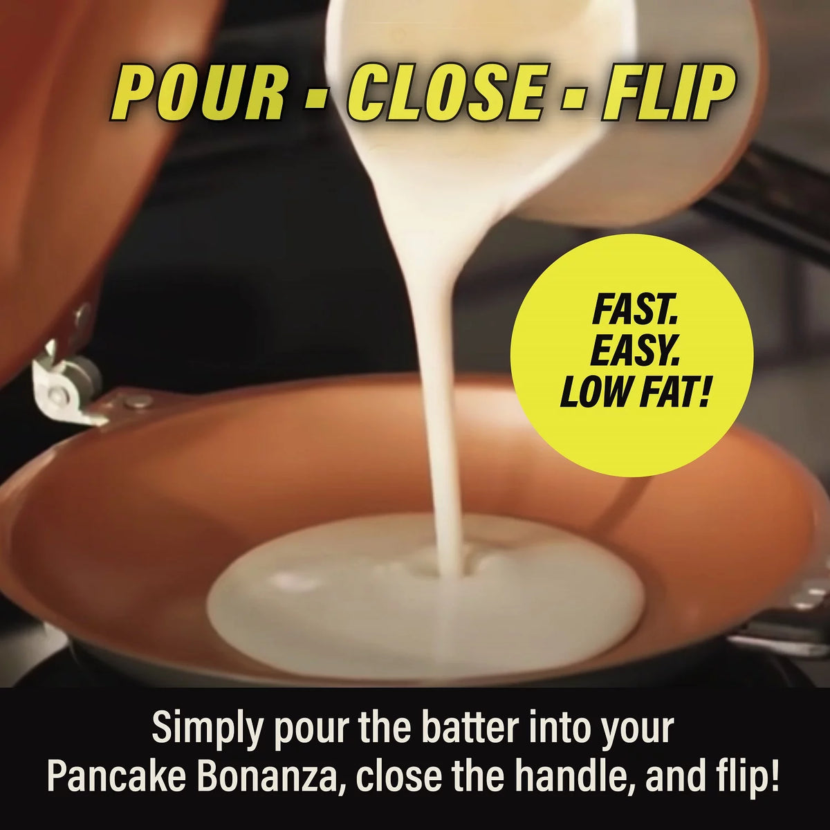 Nonstick Flip Pancake Pan X342