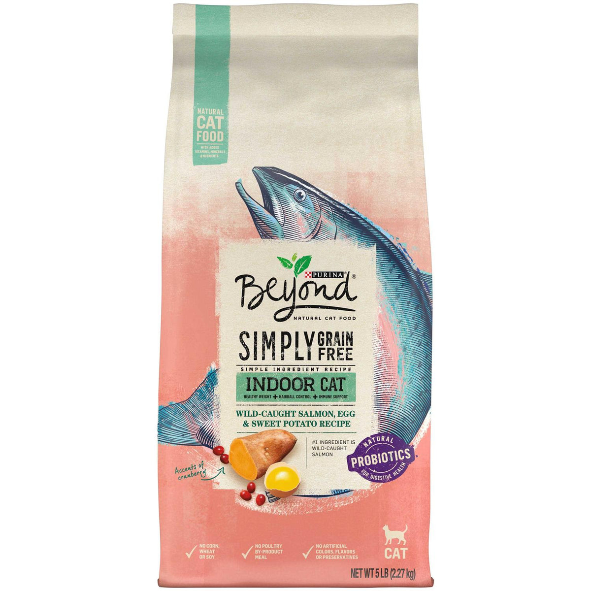 Grain Free Natural Dry Cat Food Salmon L57619