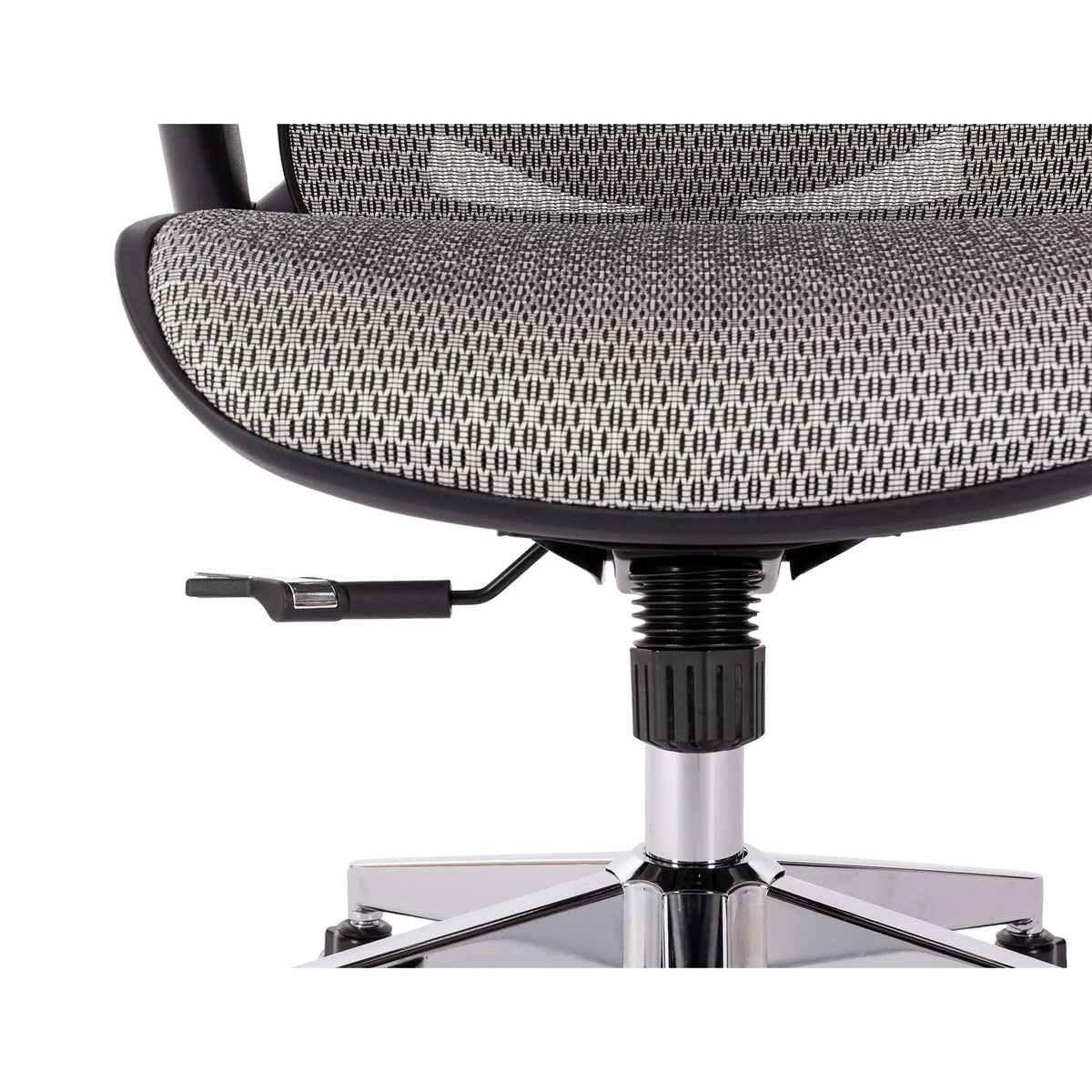 Grey Ergonomic Mesh Office Chair with Lumbar Support A65667