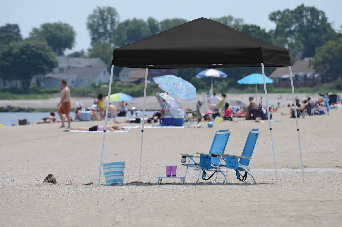 Pop Up Canopy 10 x 10 ft Slant Leg Desert Bronze R9124