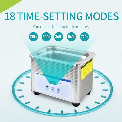 0.8L Ultrasonic Cleaner Stainless Steel Jewelry Cleaning Machine Z739293
