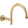 Polished Gold Shower Arm and Flange L17842