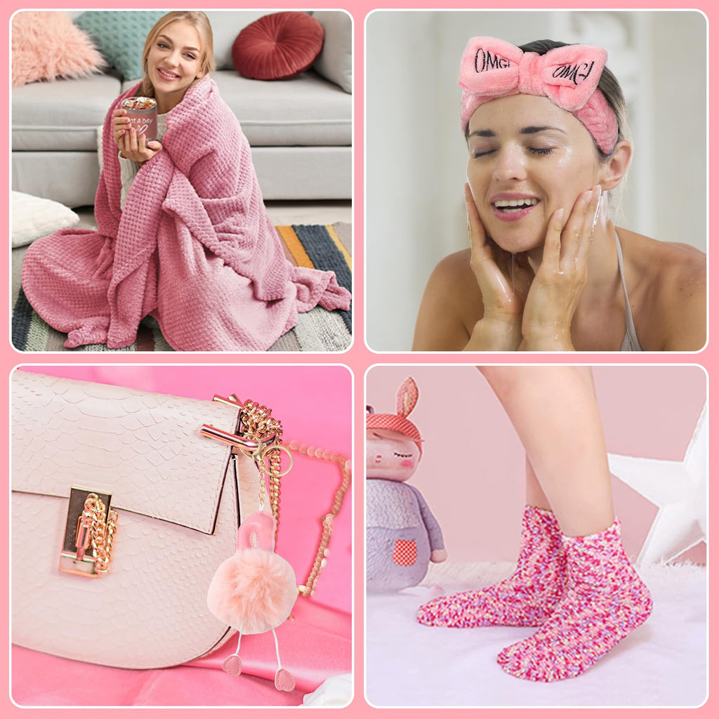 Pink Gifts Box Care Package Relaxing Set R7937
