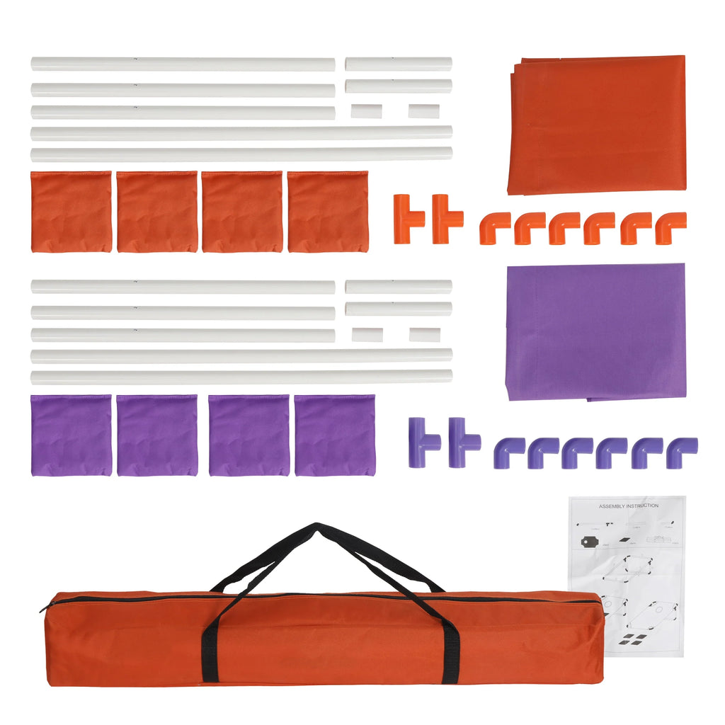Portable PVC Cornhole Game Set with Case G436480