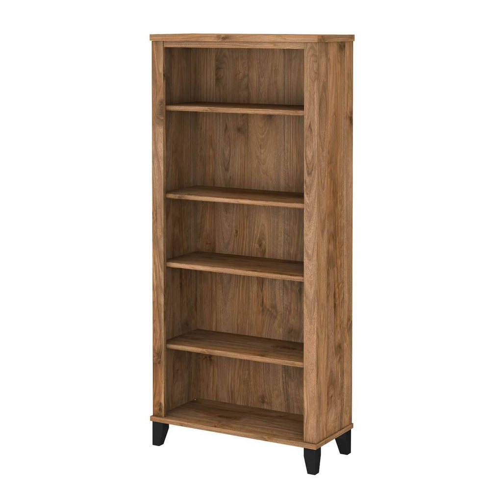 White 5 Shelf Bookcase E85638
