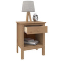 Solid Wood Nightstand with Drawer X7099