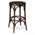 Brown 30 in. High Backless Aluminum Stool V3739
