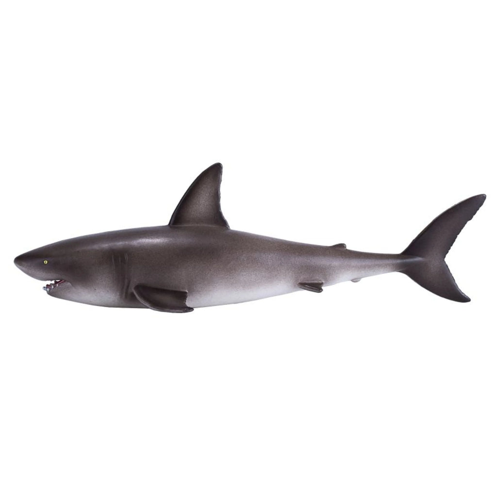 Realistic Great White Shark Wildlife Figurine (Dark Gray) R87547