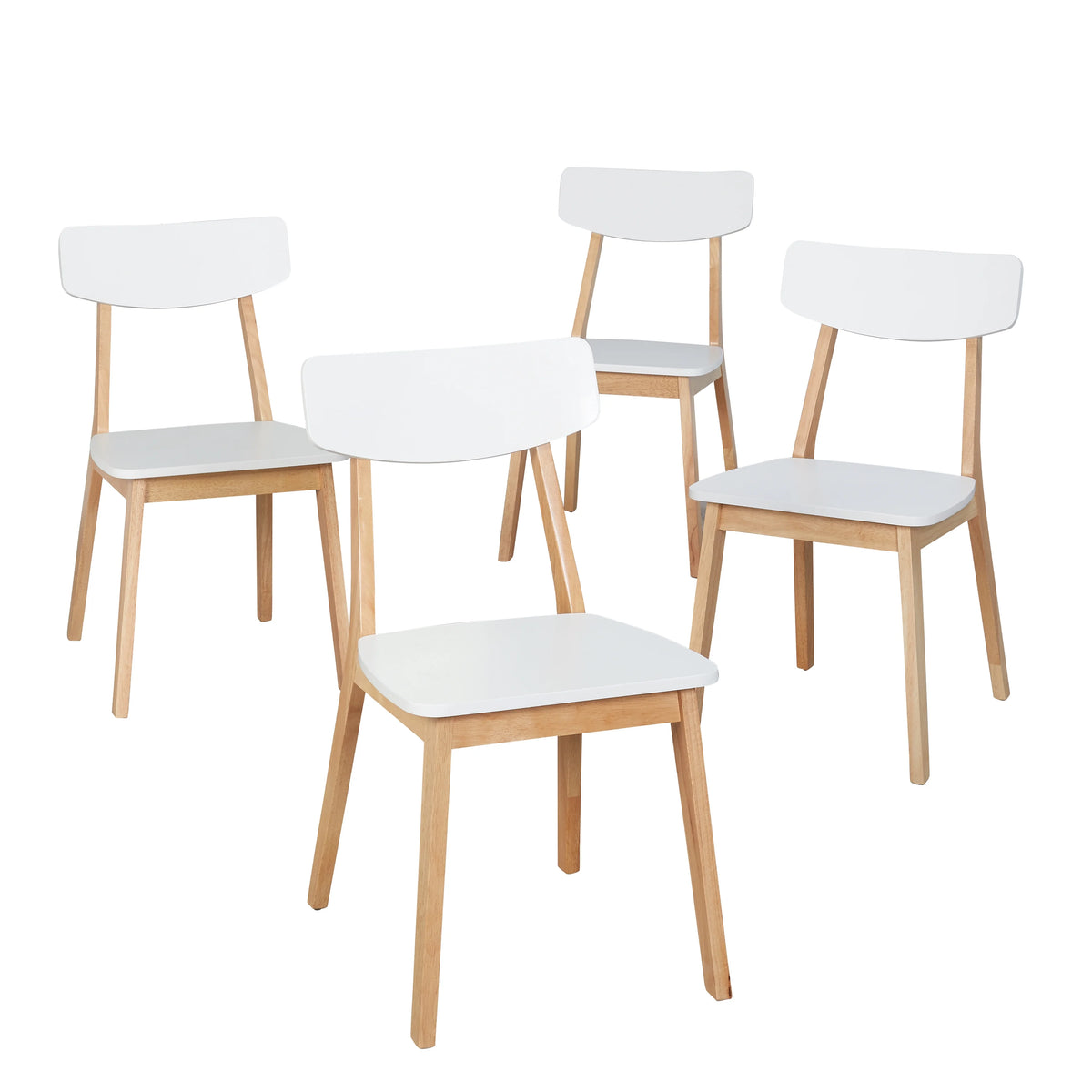 White/Natural Dining Table N8380