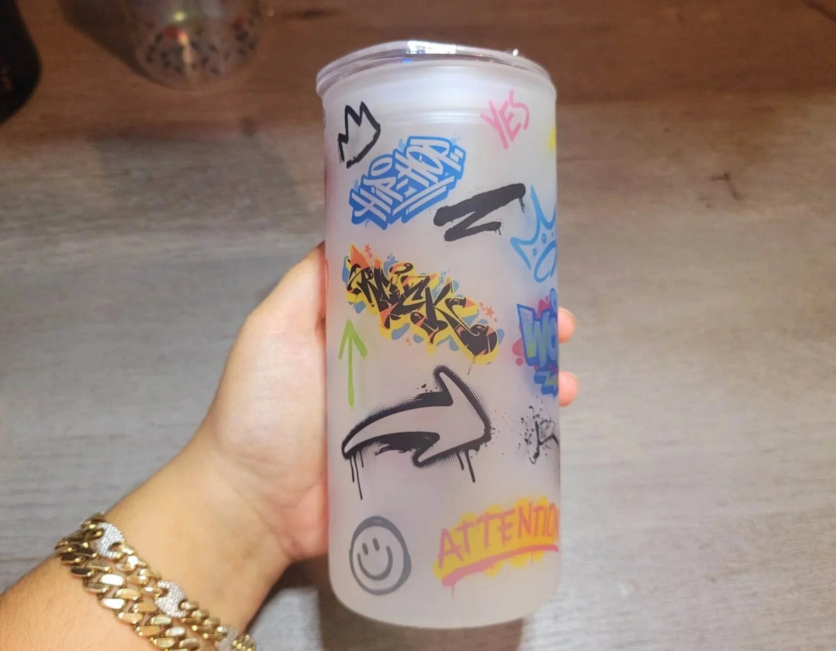 20 oz Beer Can Glass D60863