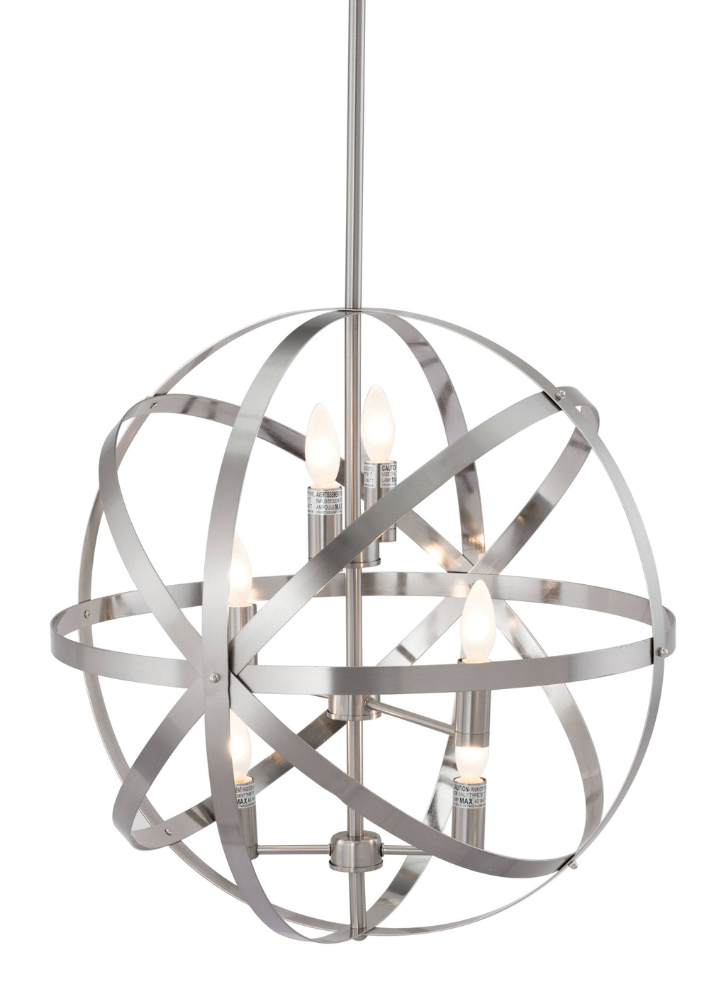Satin Nickel Ceiling Lamp M9393