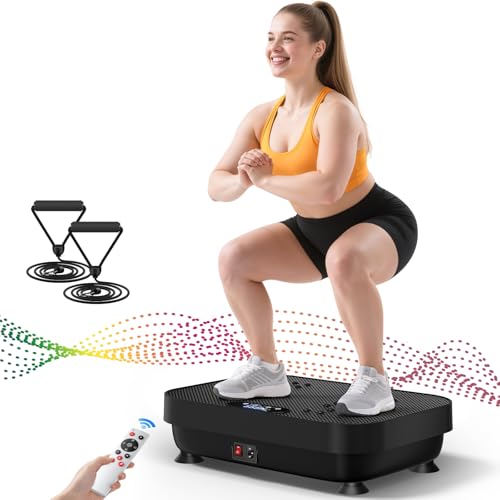 Vibration Plate Exercise Machine with 330 Lbs Capacity Q529336