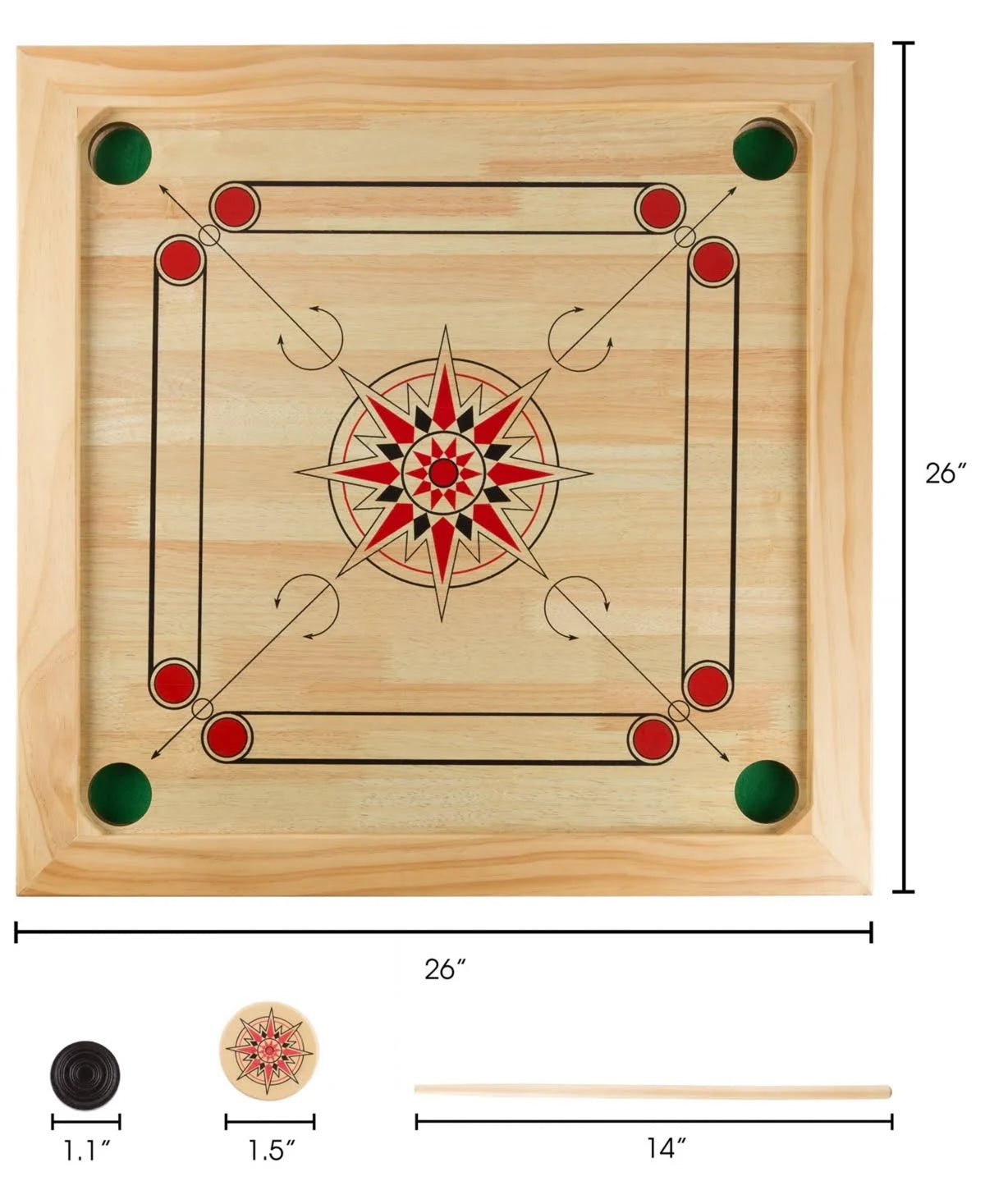Carrom Board Game Table Z48405