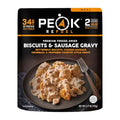Freeze Dried Biscuits and Gravy Camping Food, 2 Serving Pouch W672