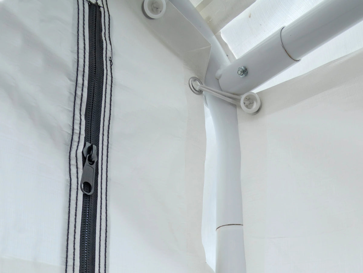 12' x 30' White Canopy Enclosure Kit J398401