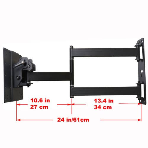 Full Motion Articulating Cantilever TV Mount Wall Bracket for 26 inch-47 inch LCD LED Plasma TVs Q54449