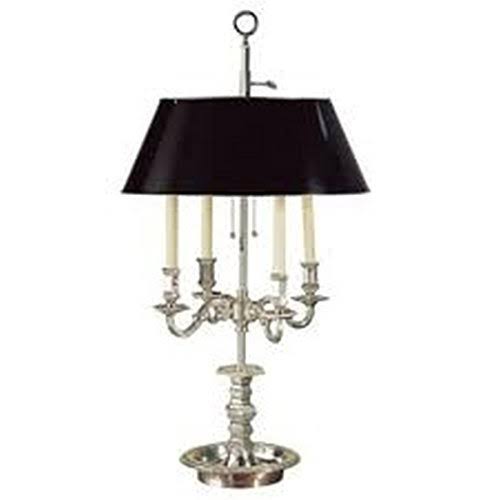 Black with Gold Interior Bouillotte Lamp Shade I840