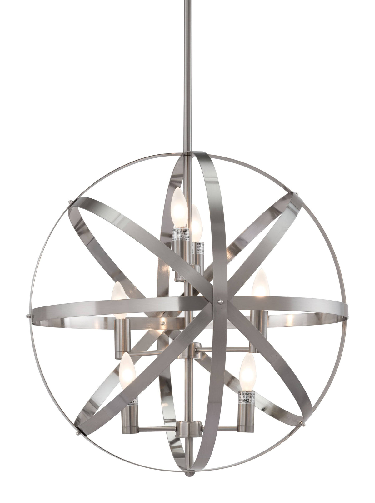Satin Nickel Ceiling Lamp M9393