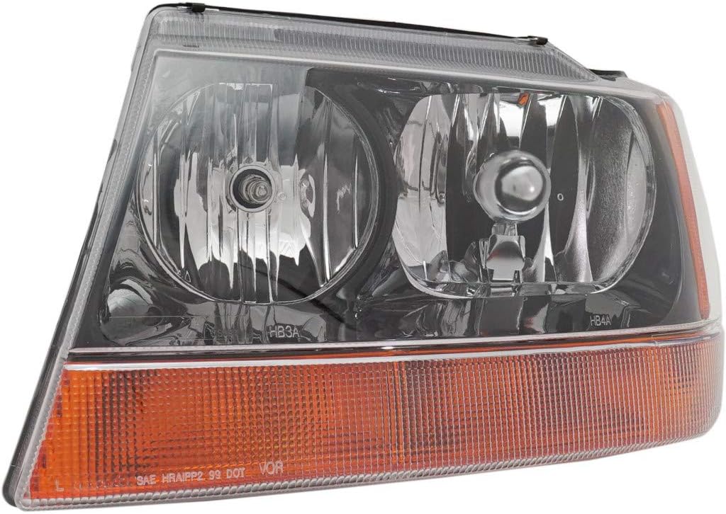 Headlight Assembly Pair for Jeep Grand Cherokee 1999-2004 D6201