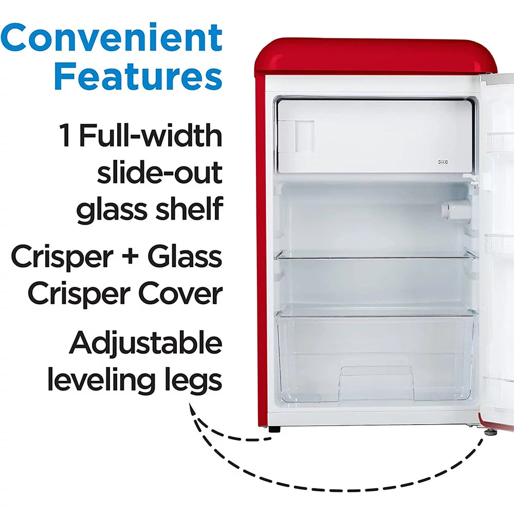 4 Cubic Feet Freestanding Mini Fridge R44255