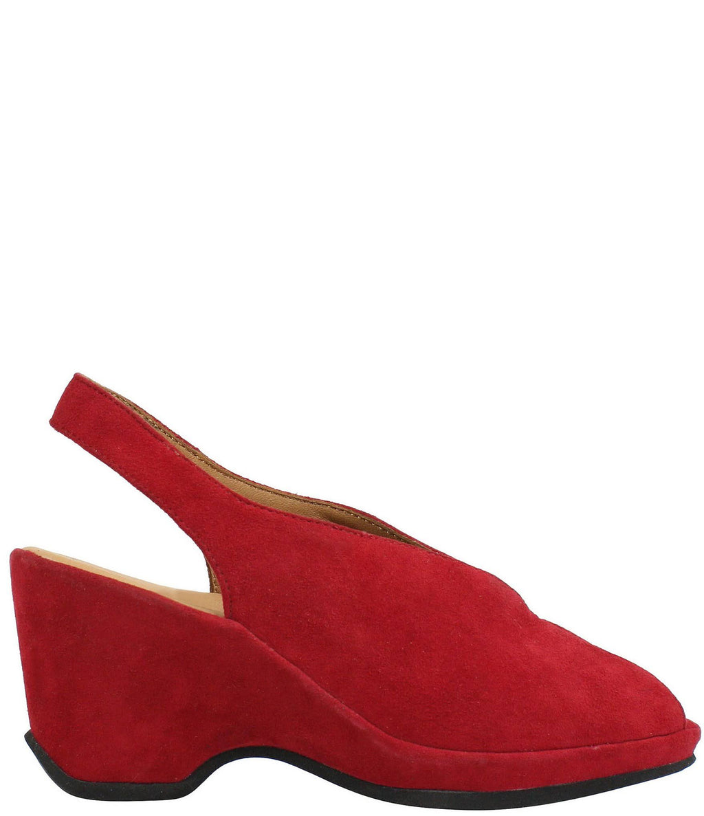 Suede Slingback Pumps S36036
