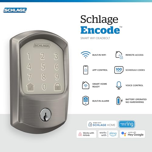 Aged Bronze Smart WiFi Deadbolt Lock A9470