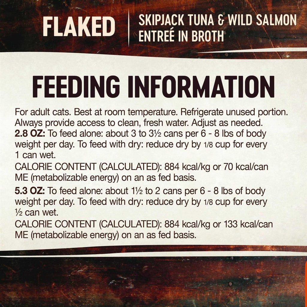 Grain Free Skipjack Tuna & Wild Salmon Canned Cat Food M185