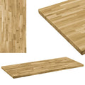 Solid Oak Wood Rectangular Table Top 55.1"x23.6" M3965