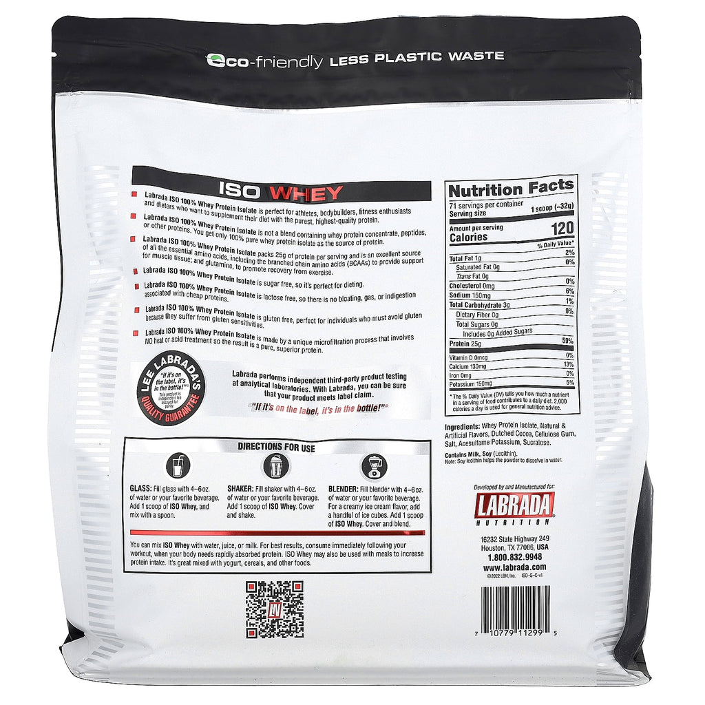 Chocolate Whey Protein Isolate 5 lb W526
