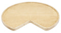28x22 Wood Kidney Lazy Susan Shelf V48230