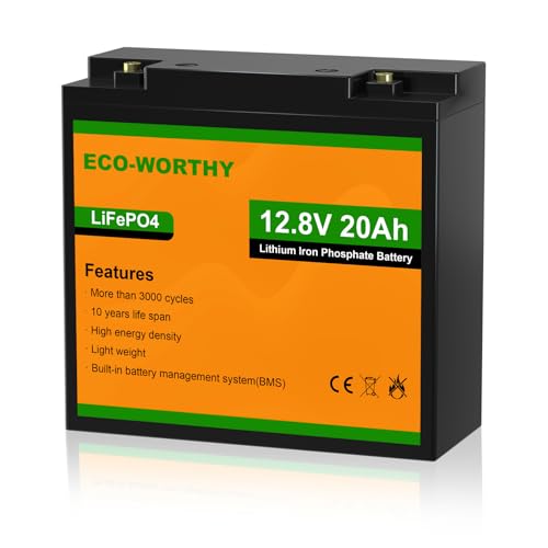 12V 20Ah Lithium LiFePO4 Battery with BMS P36217