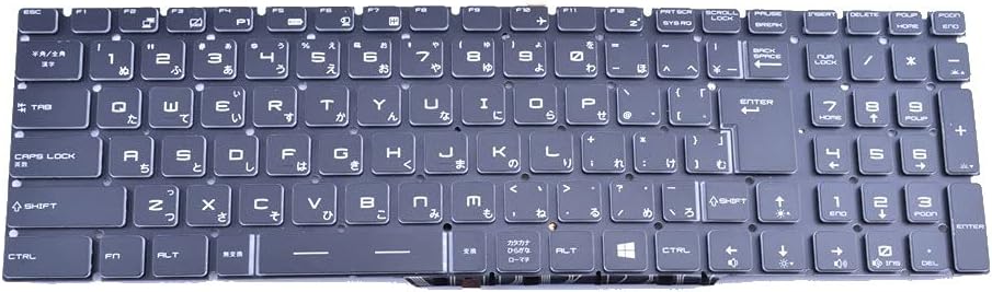 Japanese Backlit Laptop Keyboard with Crystal Keycap O1696