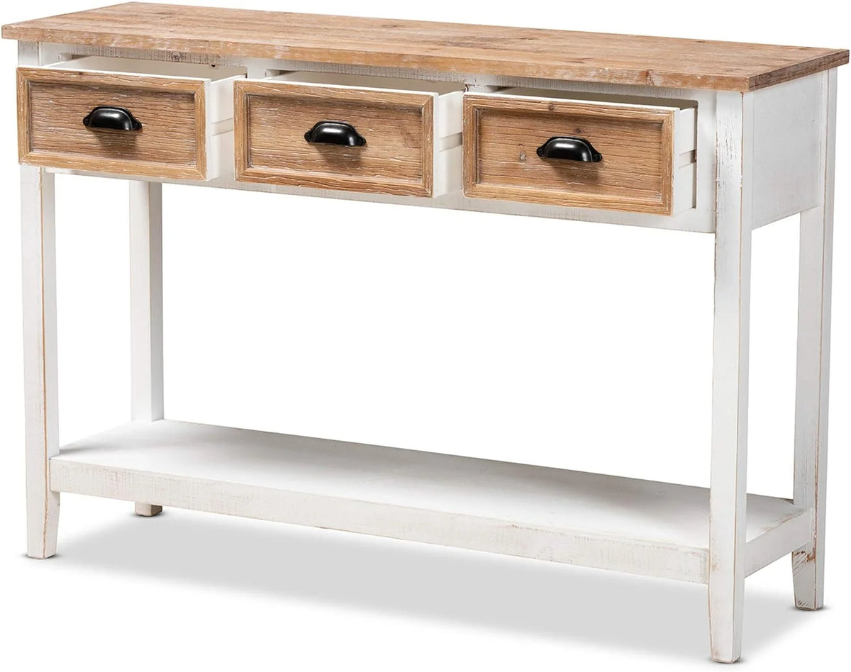 White Oak Console Tables N250