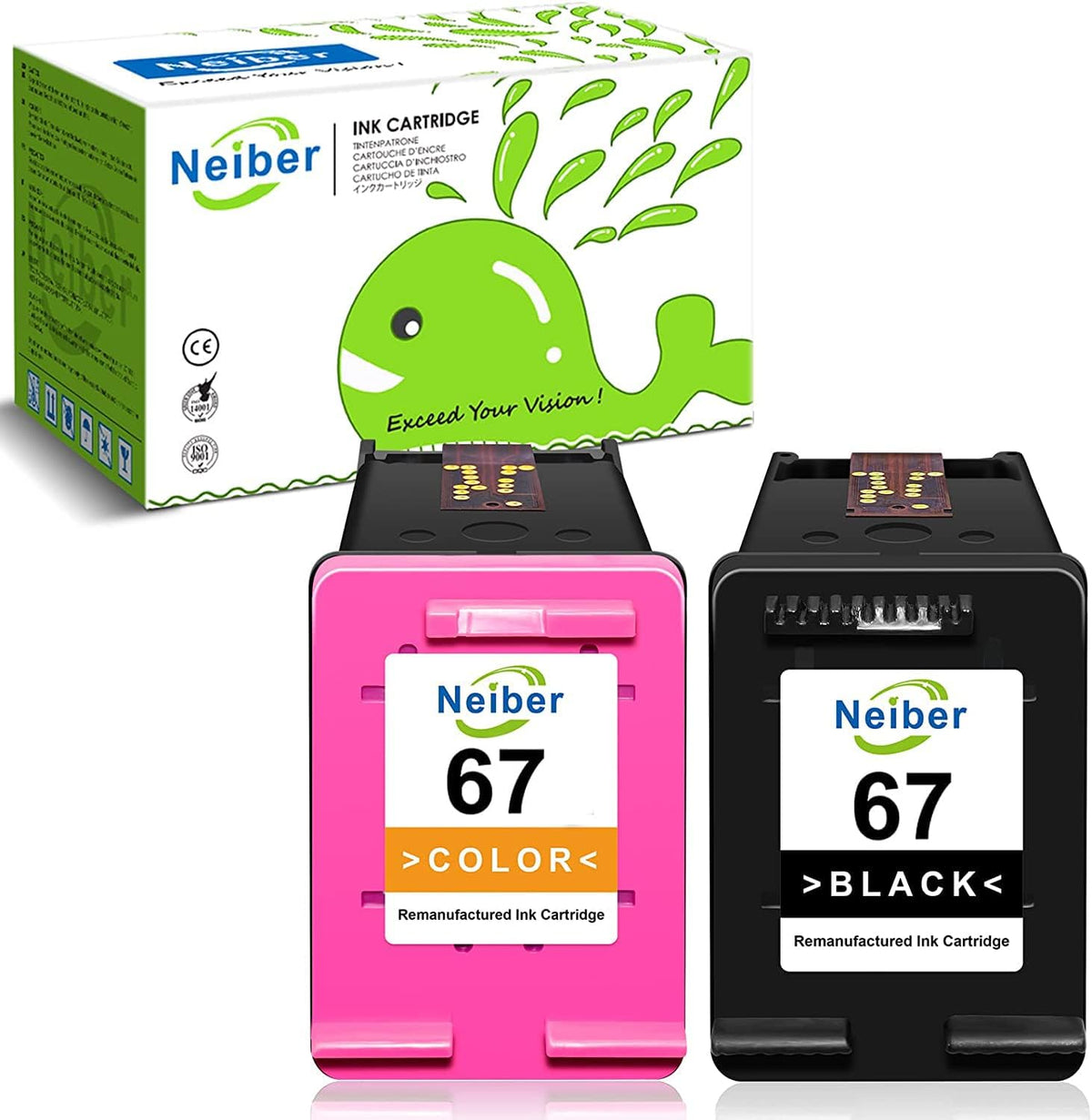 Black Ink Cartridges Combo Pack of 2 F874