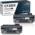 Compatible High Yield Black Toner Cartridge 2-Pack O50756