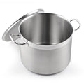 8 Quart Stainless Steel Stock Pot with Lid Y444
