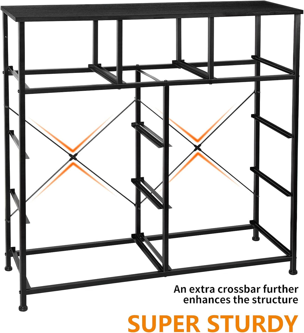 Black Grey 9 Drawer Dresser G8201