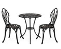 Bronze 3-Piece Cast Aluminum Round Bistro Set N69123