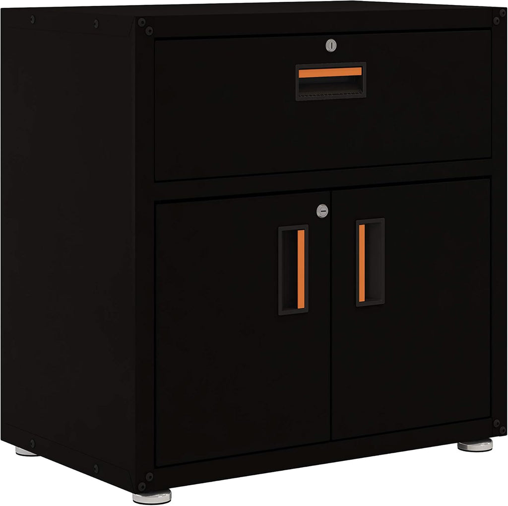 One Drawer Steel Cabinet with 2 Doors Z44900
