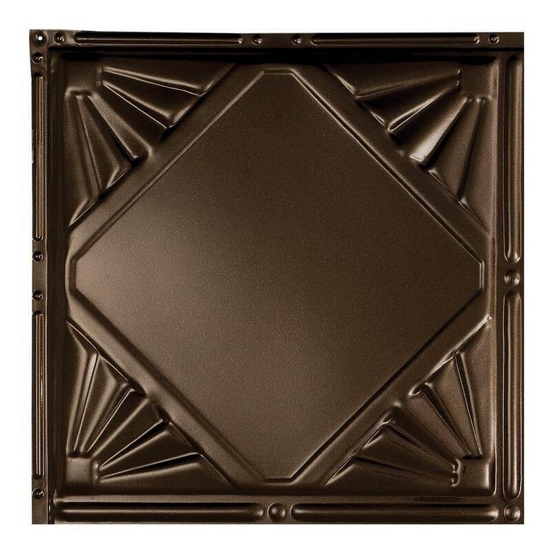 Bronze Burst 2 x 2 Nail-up Ceiling Tile, Carton of 5 Z21444