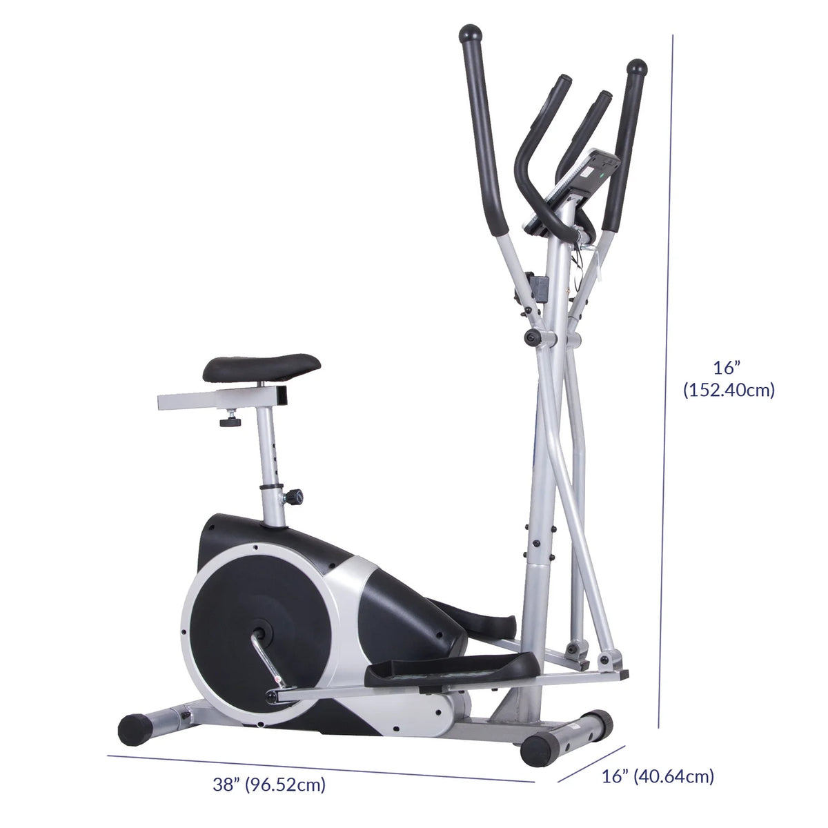 Cardio Dual Trainer, 12.5 Stride, Max. Wt 250 lbs P9554