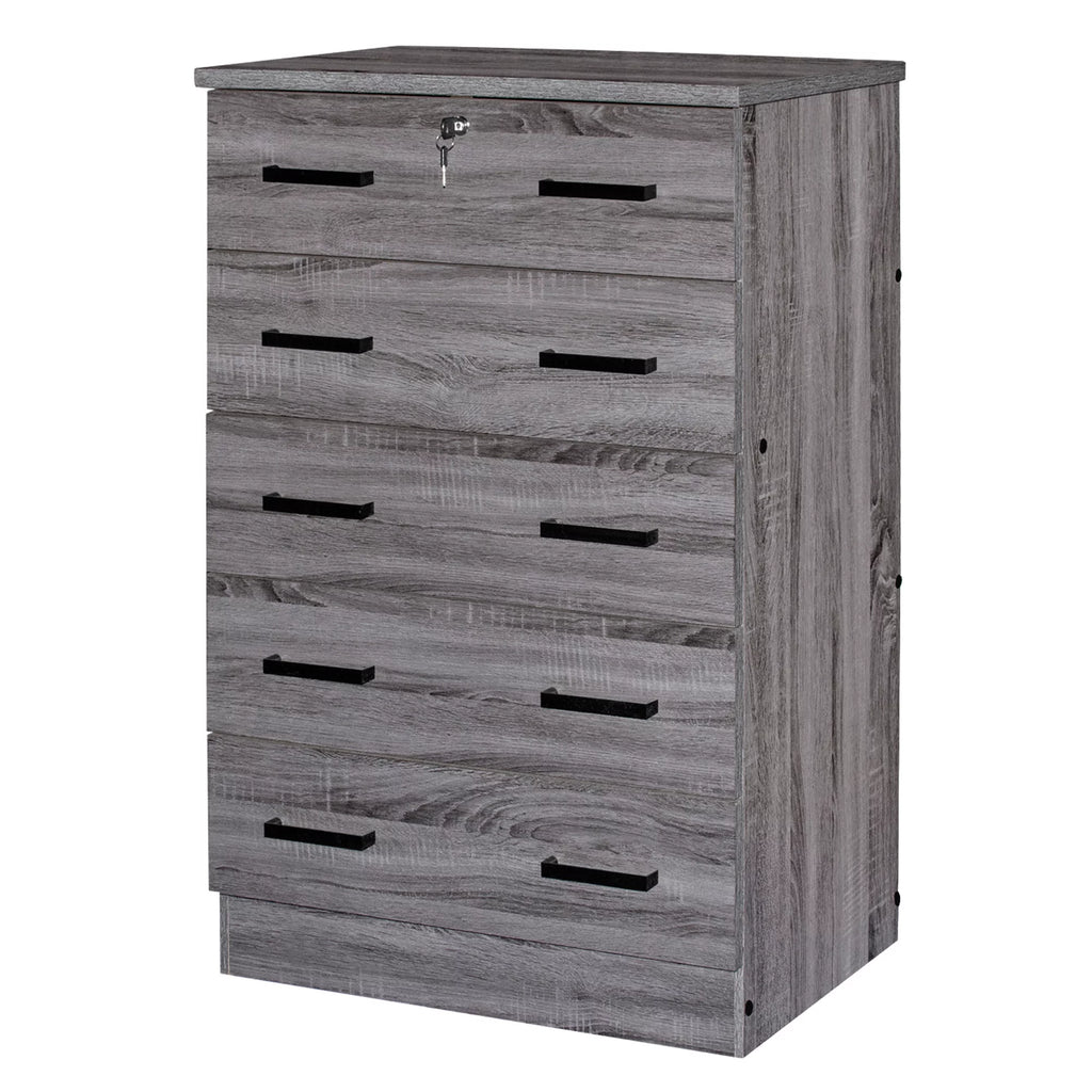 5 Drawer Chest with Lock S509