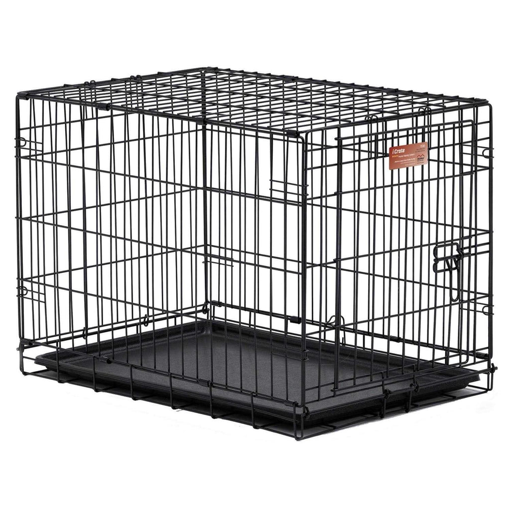XXS Folding Metal Dog Crate with Divider Panel U444205