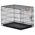 XXS Folding Metal Dog Crate with Divider Panel U444205