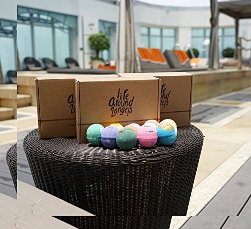 12 Bath Bombs Gift Set Shea & Coco Butter Handmade Z961161