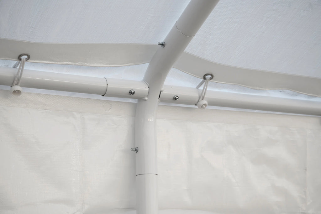 12' x 30' White Canopy Enclosure Kit J398401