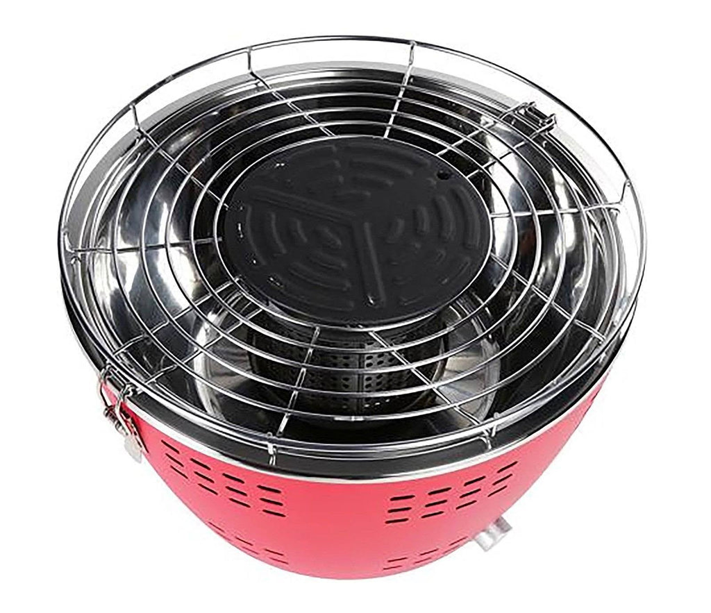 Red Portable Charcoal Grill K54419
