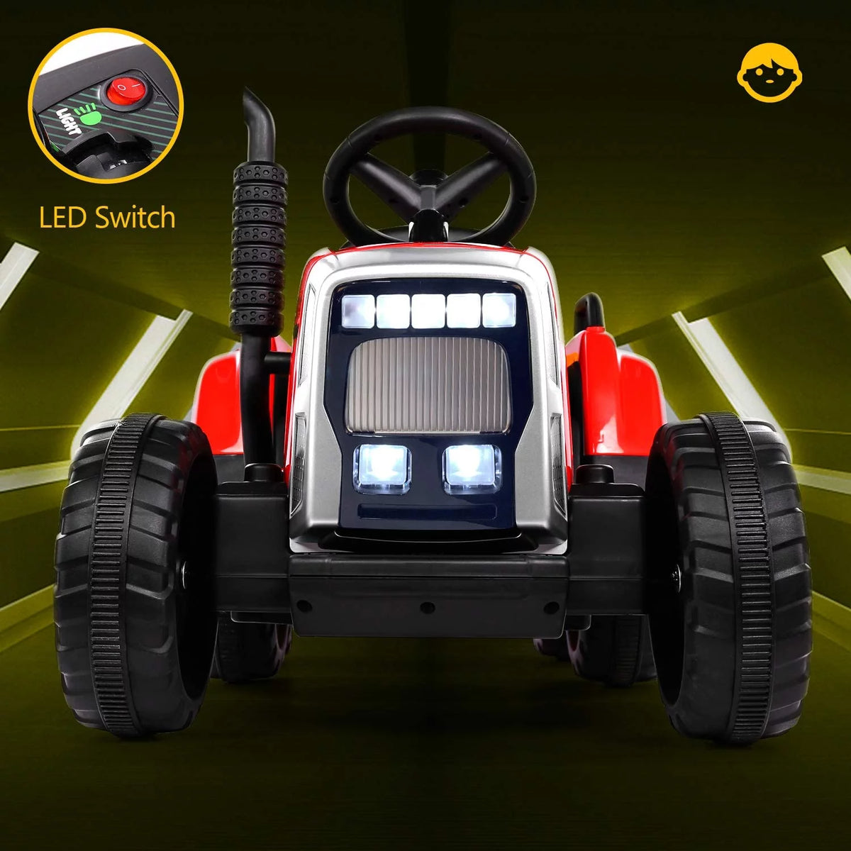 12V 7Ah Kids Electric Tractor with Remote Control L940