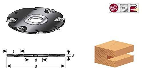 Insert Carbide Grooving w/Scorer 4mm x 180mm D x 1-1/4 Bore R115